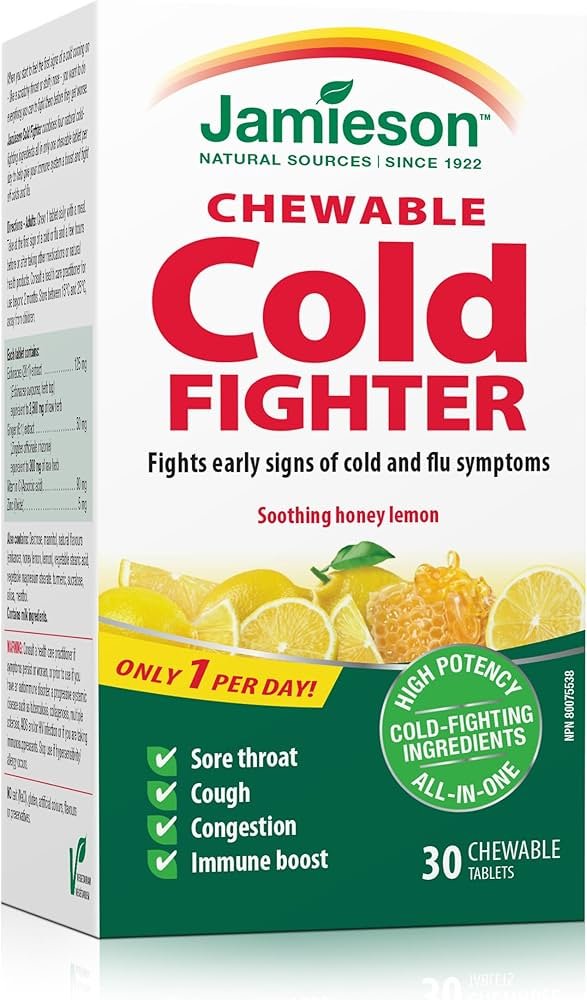 Jamieson Cold Fighter Chewable Tablet 30