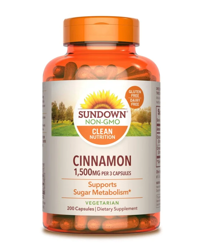 Sundown Cinnamon 1500mg Capsule 200