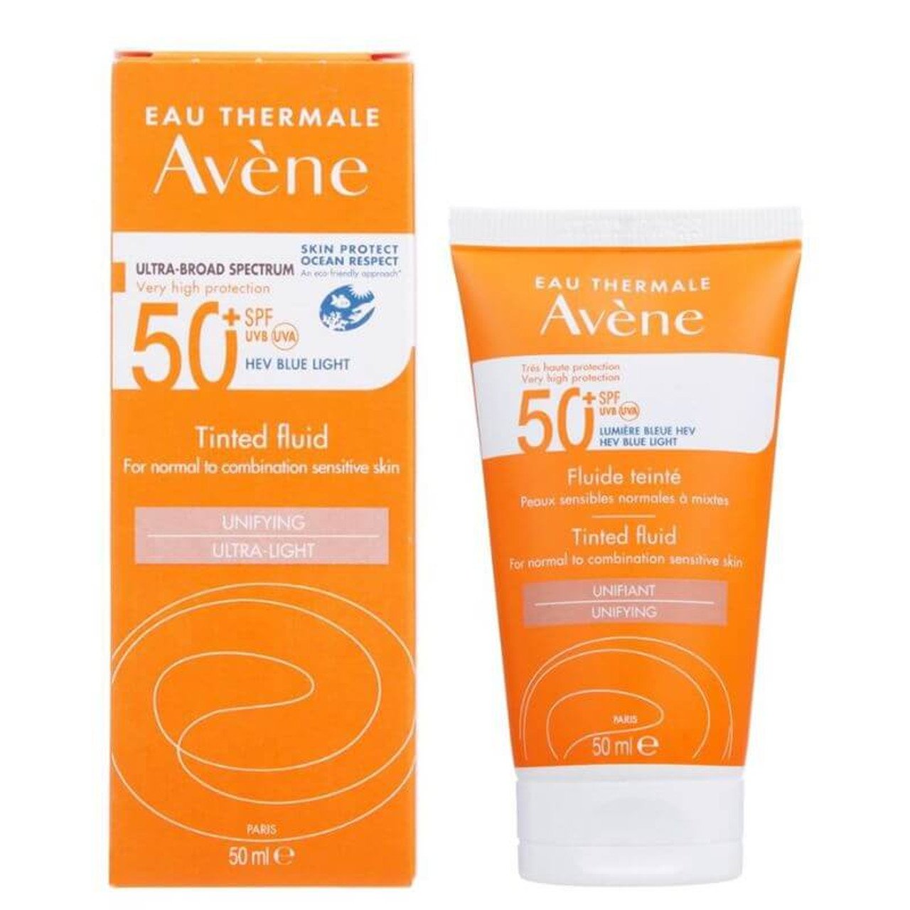 Avene Spf50+ Sunblock Tinted Fluid 50ml