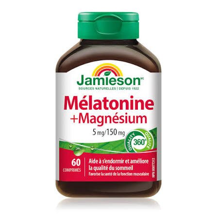 Jamieson Melatonin 5mg + Magnesium 150mg Tablet 60