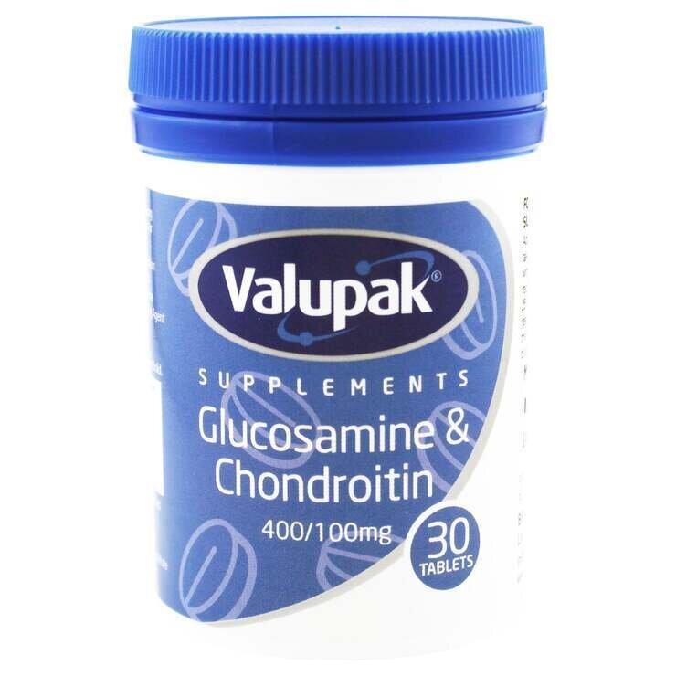 Valupak Glucosamine & Chondroitin 400/100 mg (30 tablets)