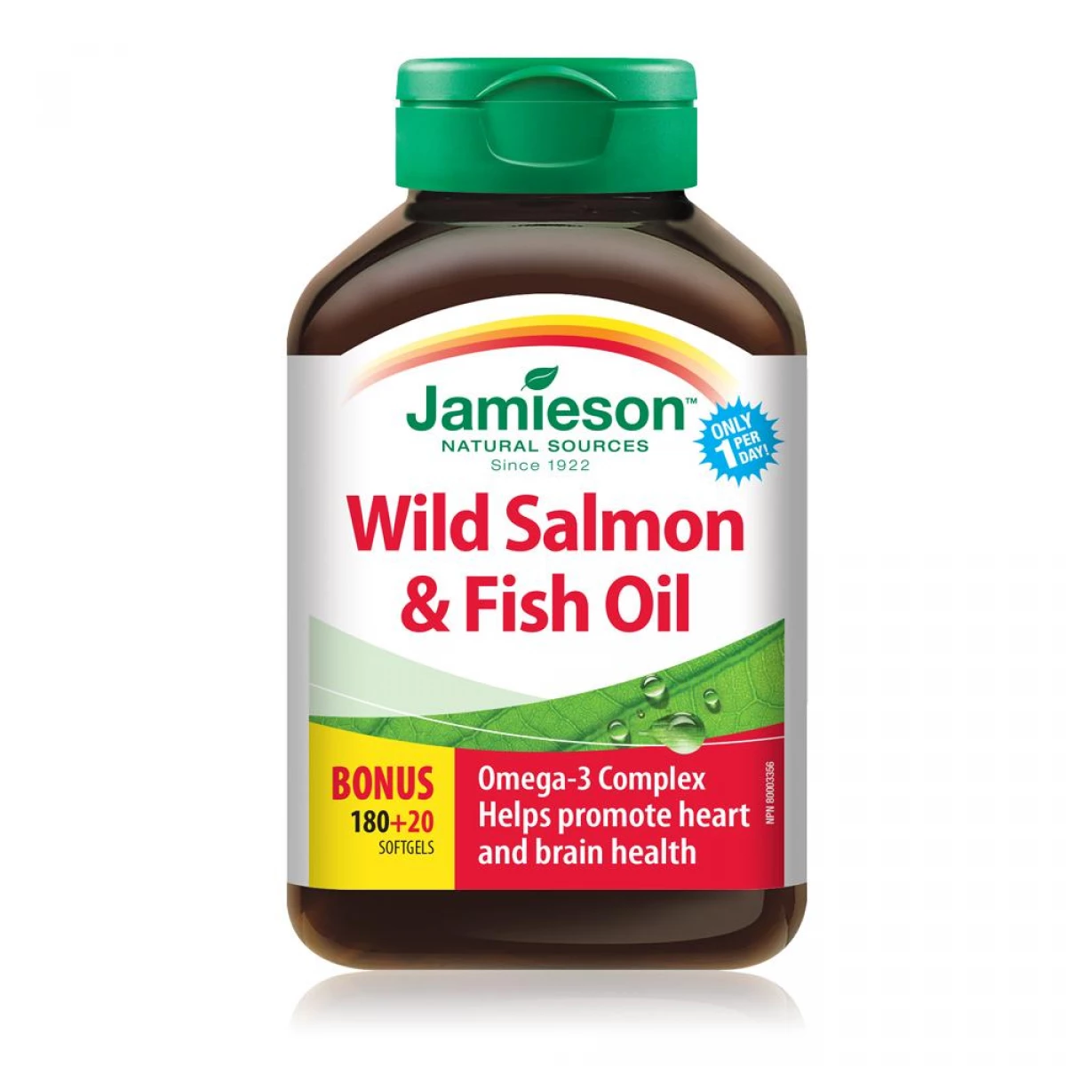 Jamieson Wild Salmon & Fish Oil 1000mg Capsule 120