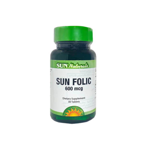 Sun Naturals Sun Folic 600mcg Tablet 30