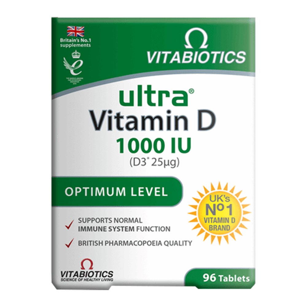Vitabiotics Ultra D3 1000iu Tablet 96