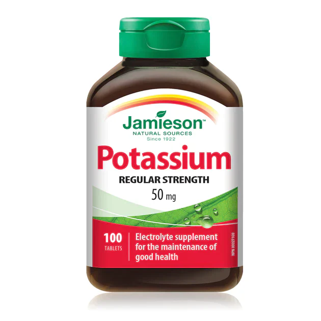 Jamieson Potassium 50mg Tablet 100