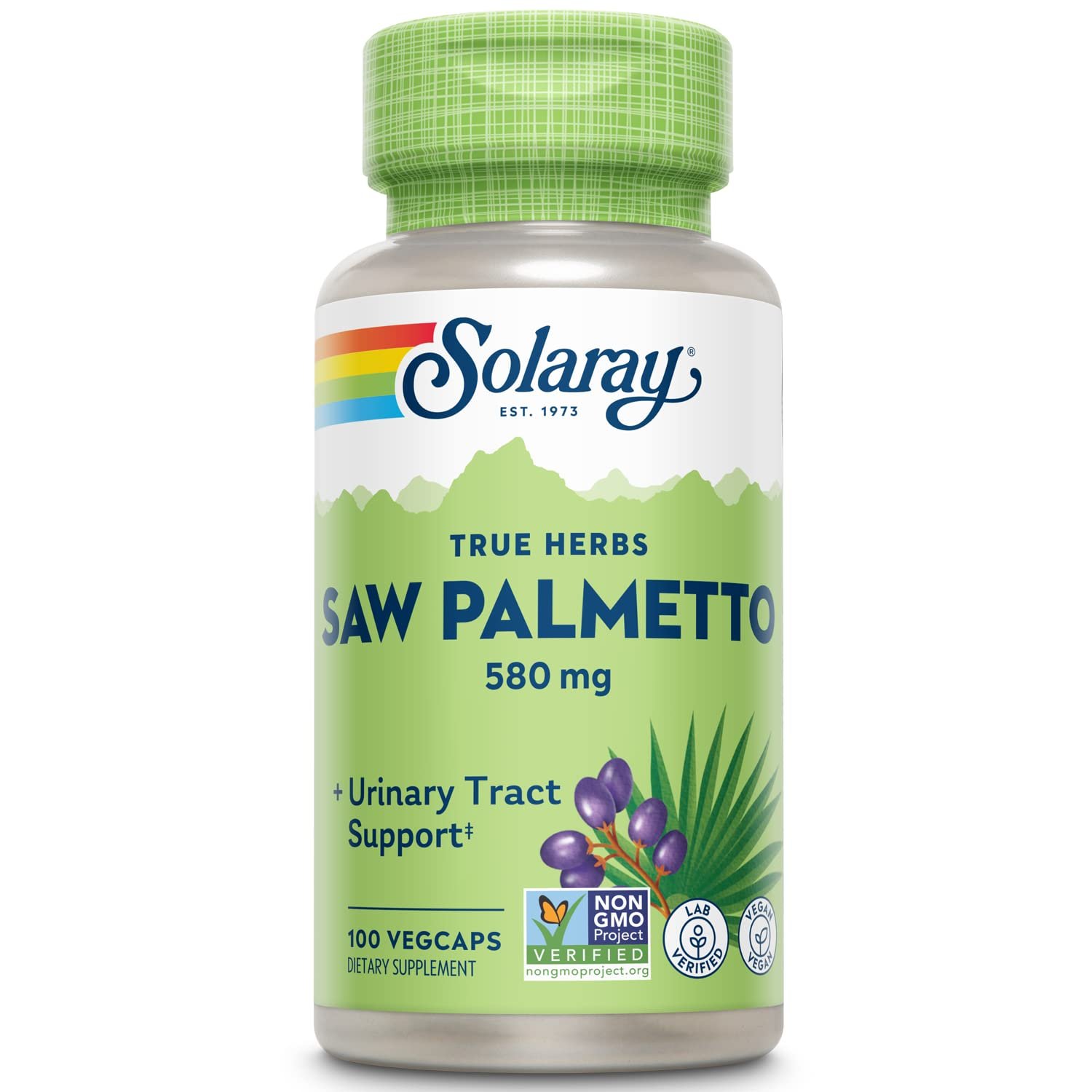 Solaray Saw Palmetto 580mg Capsule 100
