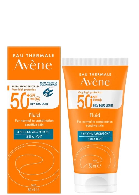 Avene Very High Protection Spf50+ Sunblock Fluid 50ml