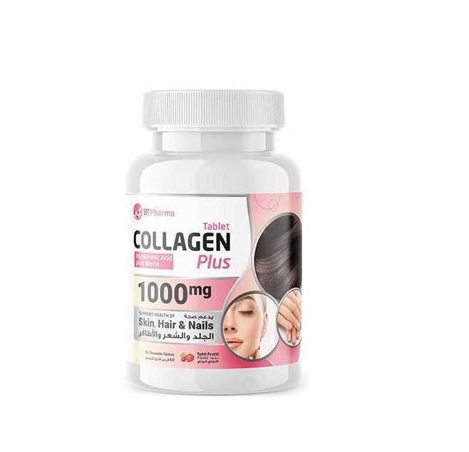 BT Pharma Collagen Plus 1000mg Chewable Tablet 120