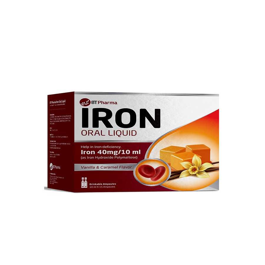 BT Pharma Iron Oral Liquid Vial 10x10ml