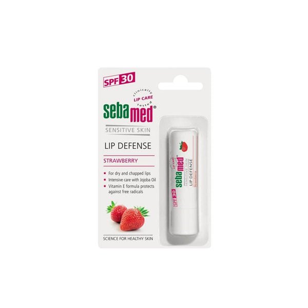 Sebamed Lip Defense Spf30 Strawberry Lip Balm 4.8g