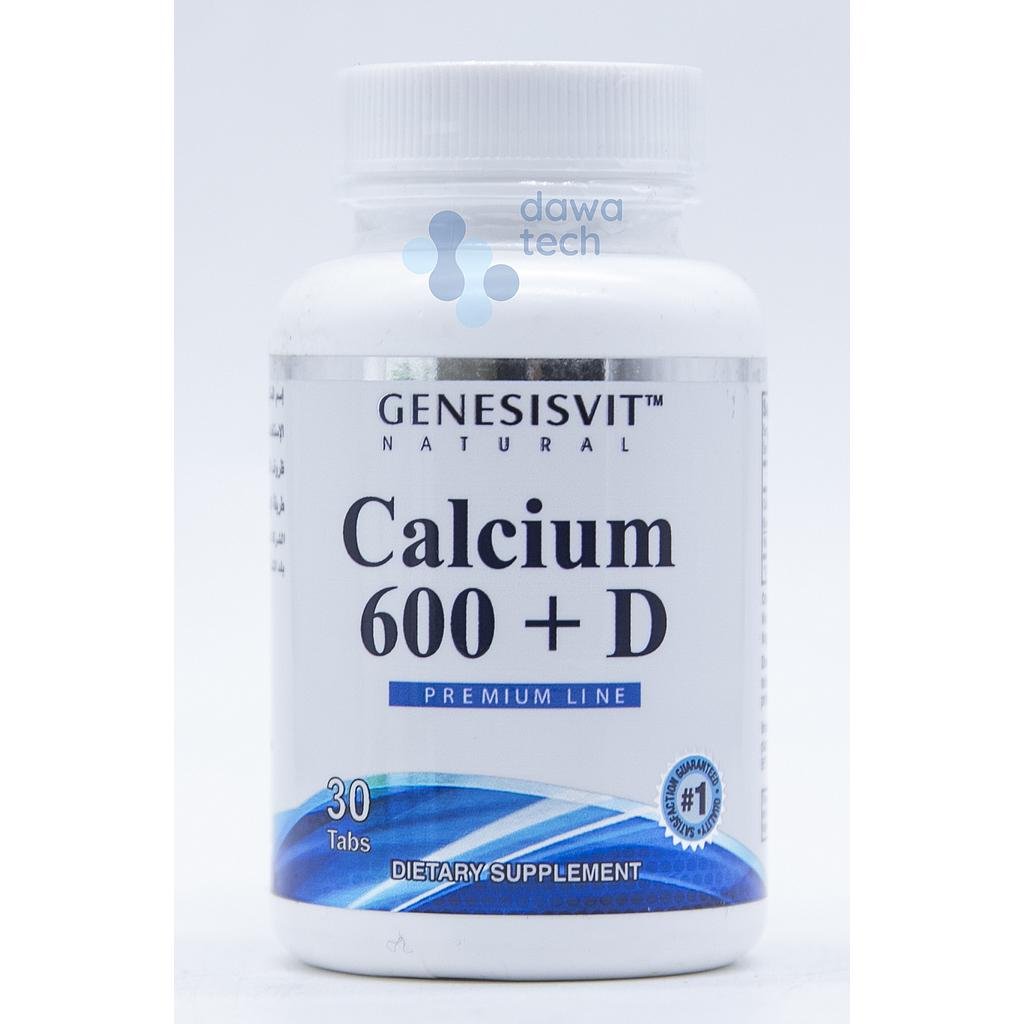 Genesisvit Natural Calcium + Vitamin D3 Tablet 30