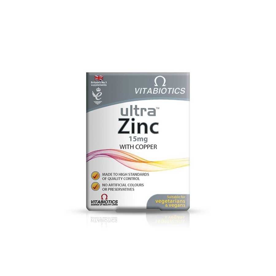 Vitabiotics Ultra Zinc 15mg Tablet 60