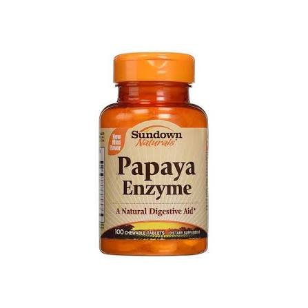 Sundown Papayaa Enzyme Chewable Tablet 100