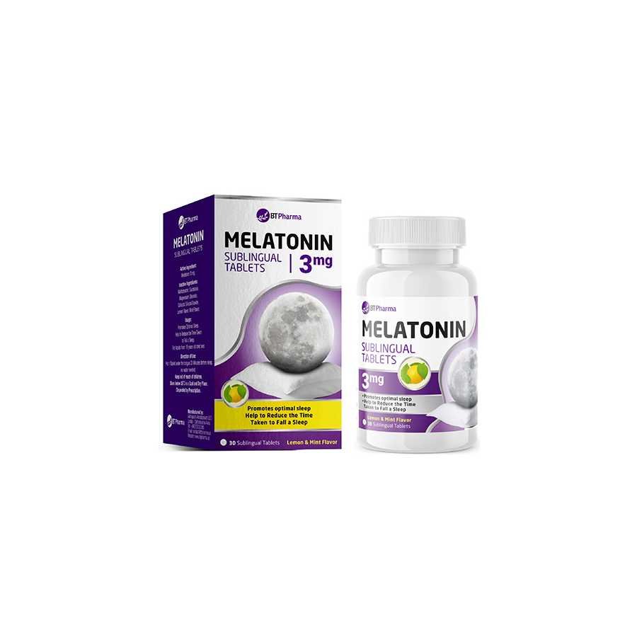 BT Pharma Melatonin 3mg Sublingual Tablet 60