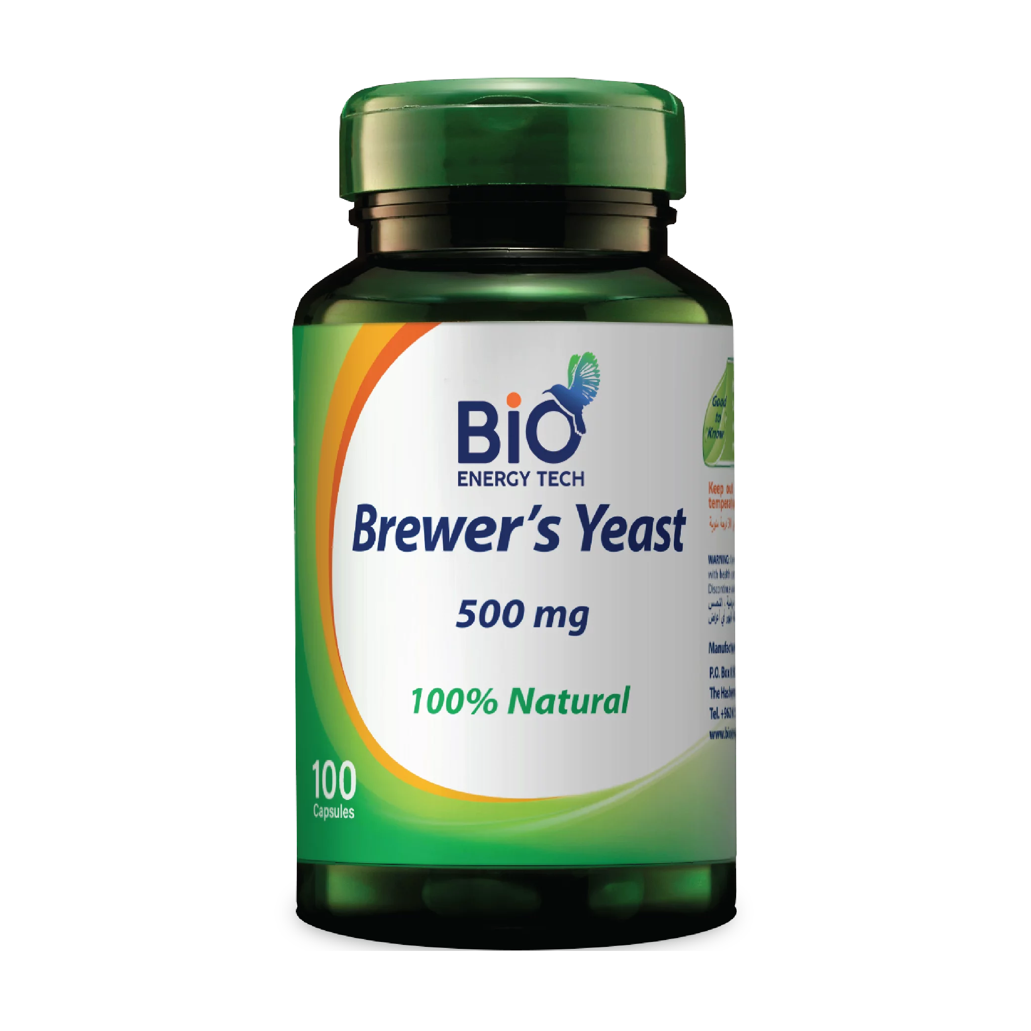 Bio Energy Brewers Yeast 500mg Capsule 100