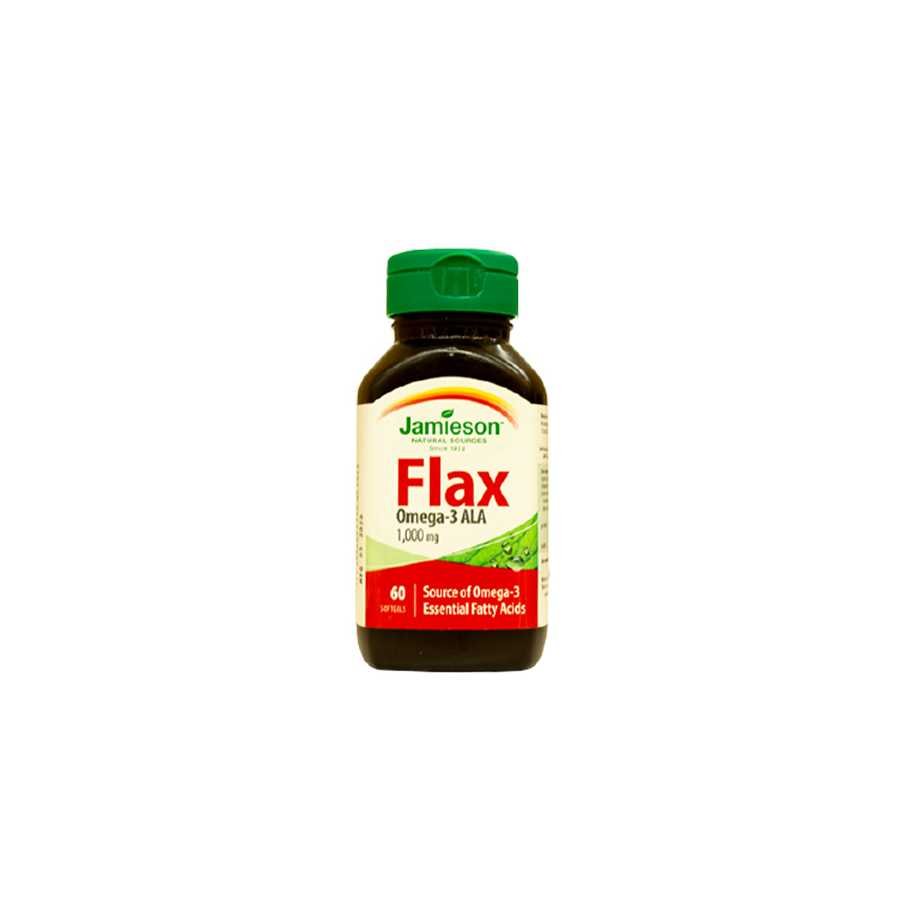Jamieson Flaxseed Oil 1000mg Capsule 60