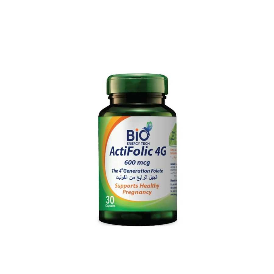 Bio Energy Actifolic 4G 600mcg Capsule 30