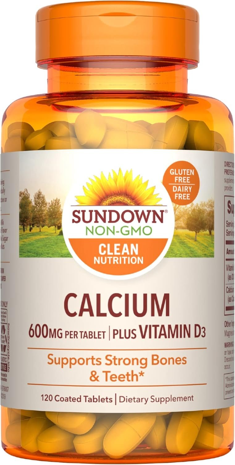 Sundown Calcium 600mg + Vitamin D3 Tablet