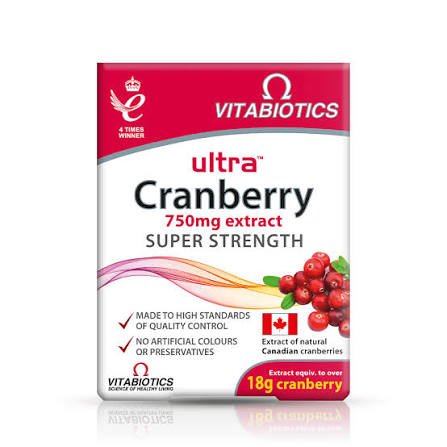 Vitabiotics Ultra Cranberry 750mg Capsule 30