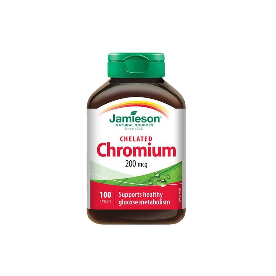 Jamieson Chromium 200mcg Tablet 100
